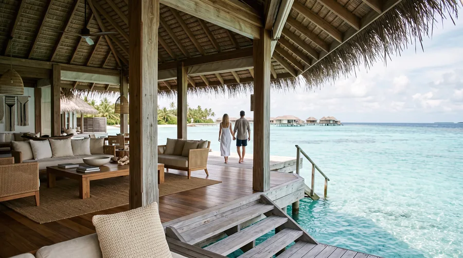 Der Wohnraum der The Lagoon Residence